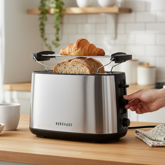 Nordhaus 2 Slice Stainless Steel Toaster